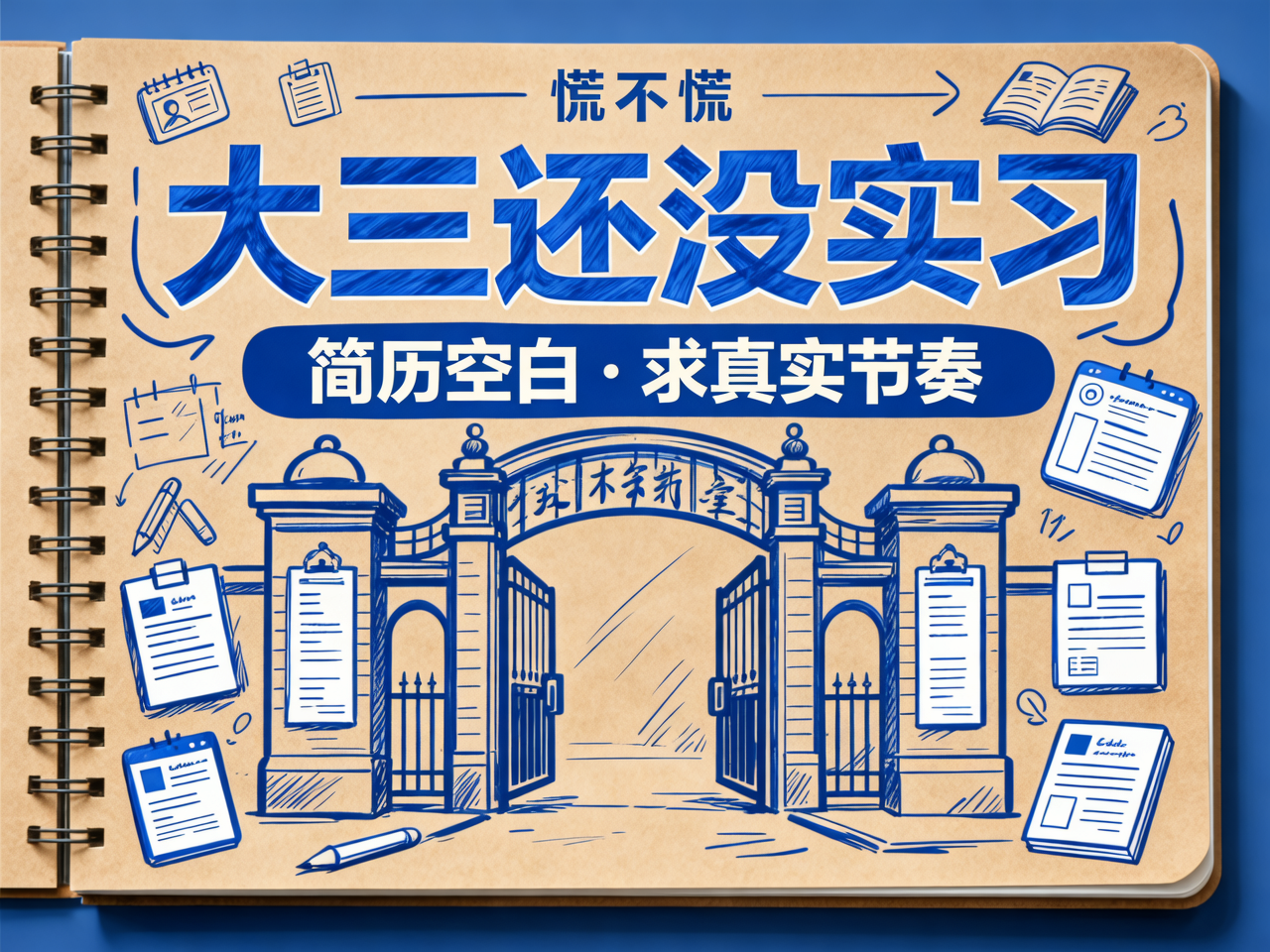大三还没实习慌不慌