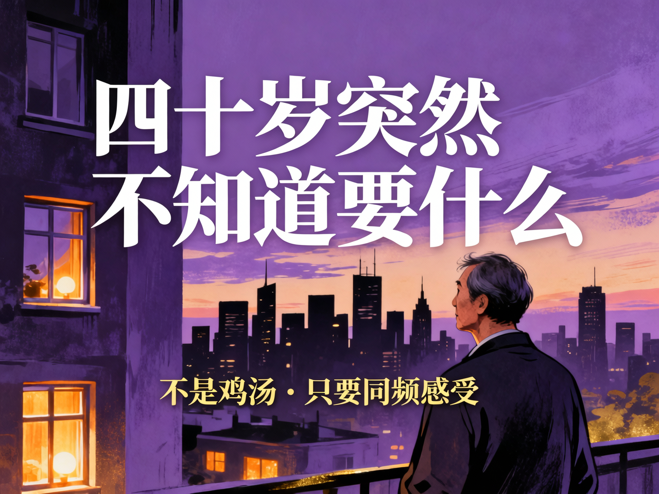 四十岁突然不知道要什么