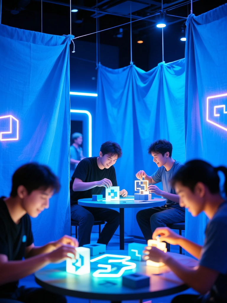 成都沉浸式剧本与潮玩共创空间：折叠现实，唤醒感官 · 图集 1